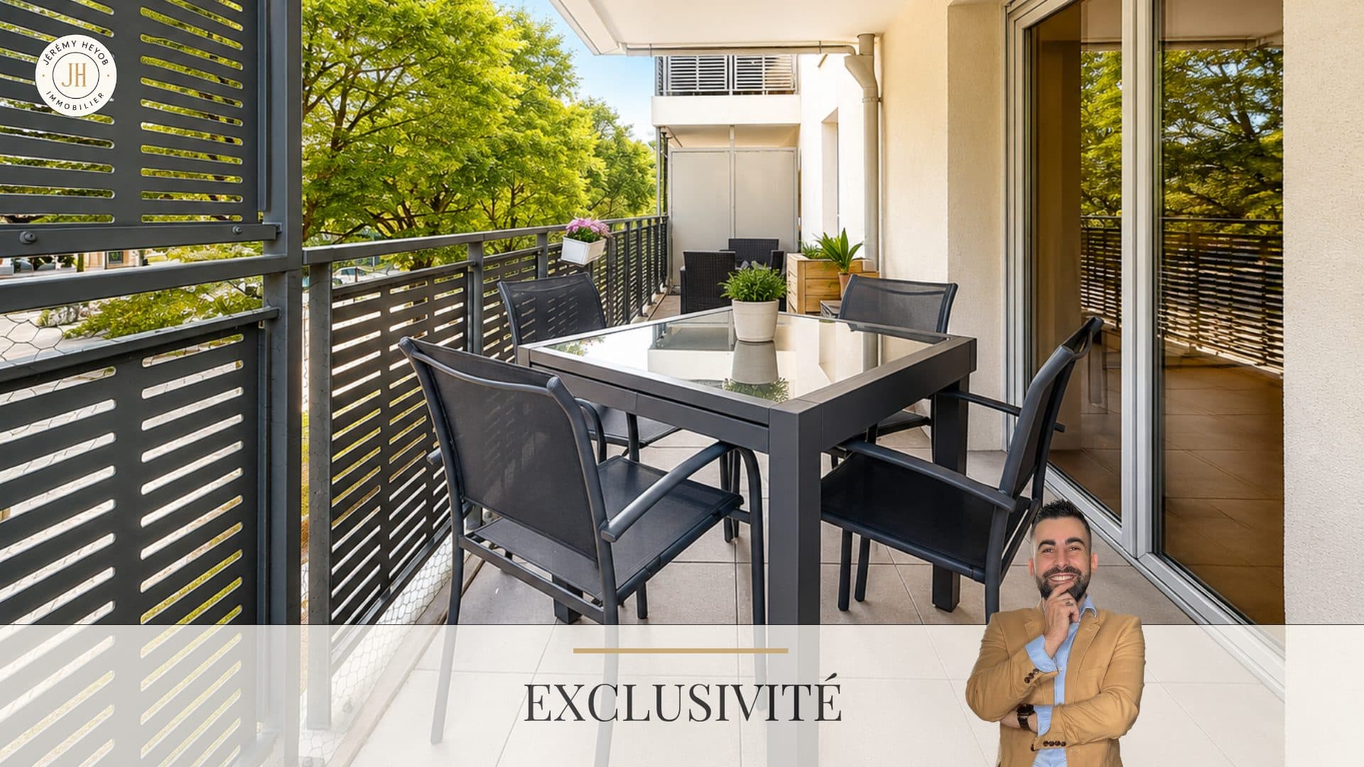 Appartement “ETHAN” – T2 avec grand balcon et garage – Saint-Priest Cité Berliet
