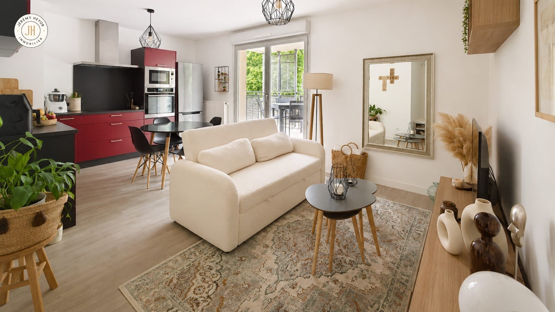 Appartement “ETHAN” – T2 avec grand balcon et garage – Saint-Priest Cité Berliet — photo 2