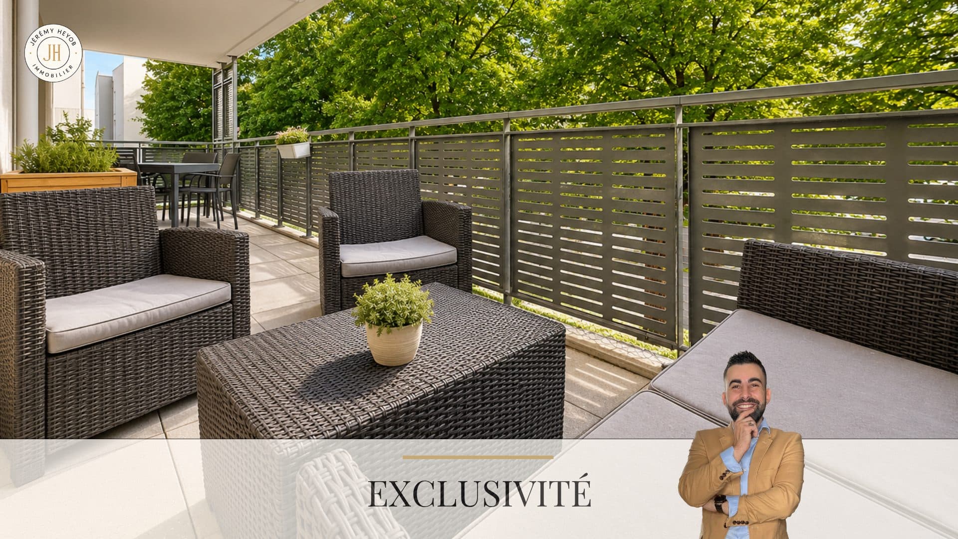 Appartement “ETHAN” – T2 avec grand balcon et garage – Saint-Priest Cité Berliet