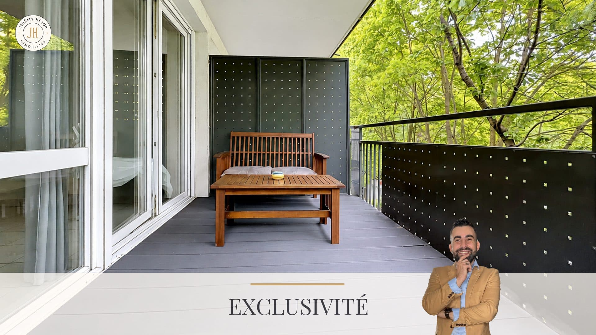 Nathan un T4 avec balcon couvert, 2 parking et cave à Hauts de Feuilly