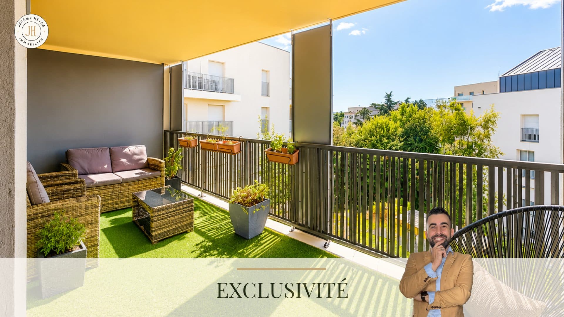 Lucas un appartement t4 avec grand balcon et garage à Saint-Priest centre
