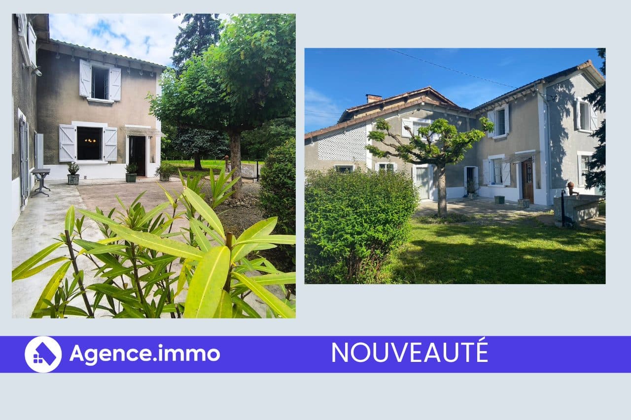 TRIE SUR BAISE - MAISON 113 m² - 4 CHAMBRES - JARDIN 800 m²