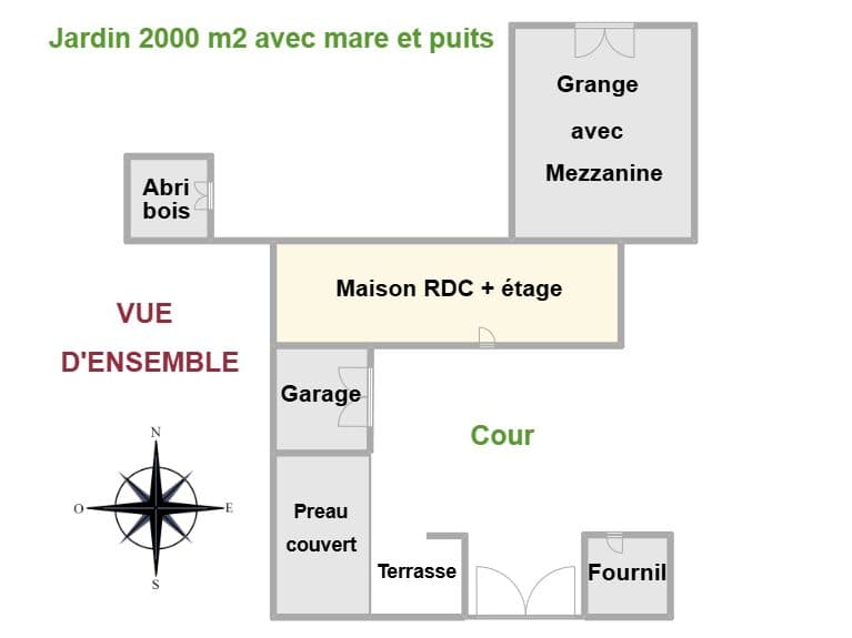Maison ancienne rénovée de 154 m2 habitables avec jardin et dépendances — photo 3