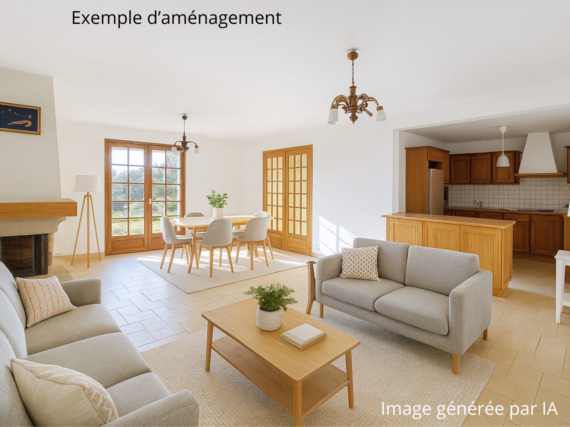PAVILLON SUR SOUS-SOL COMPLET + VERANDA + COMBLES AMENAGEABLES — photo 3