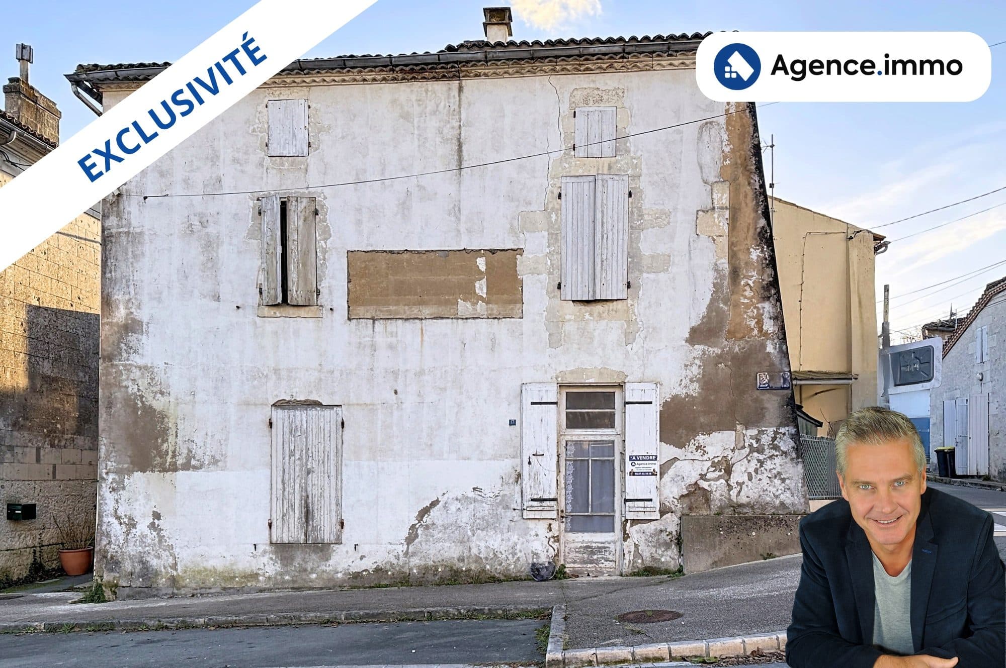 Maison ancienne à rénover 2 chambres