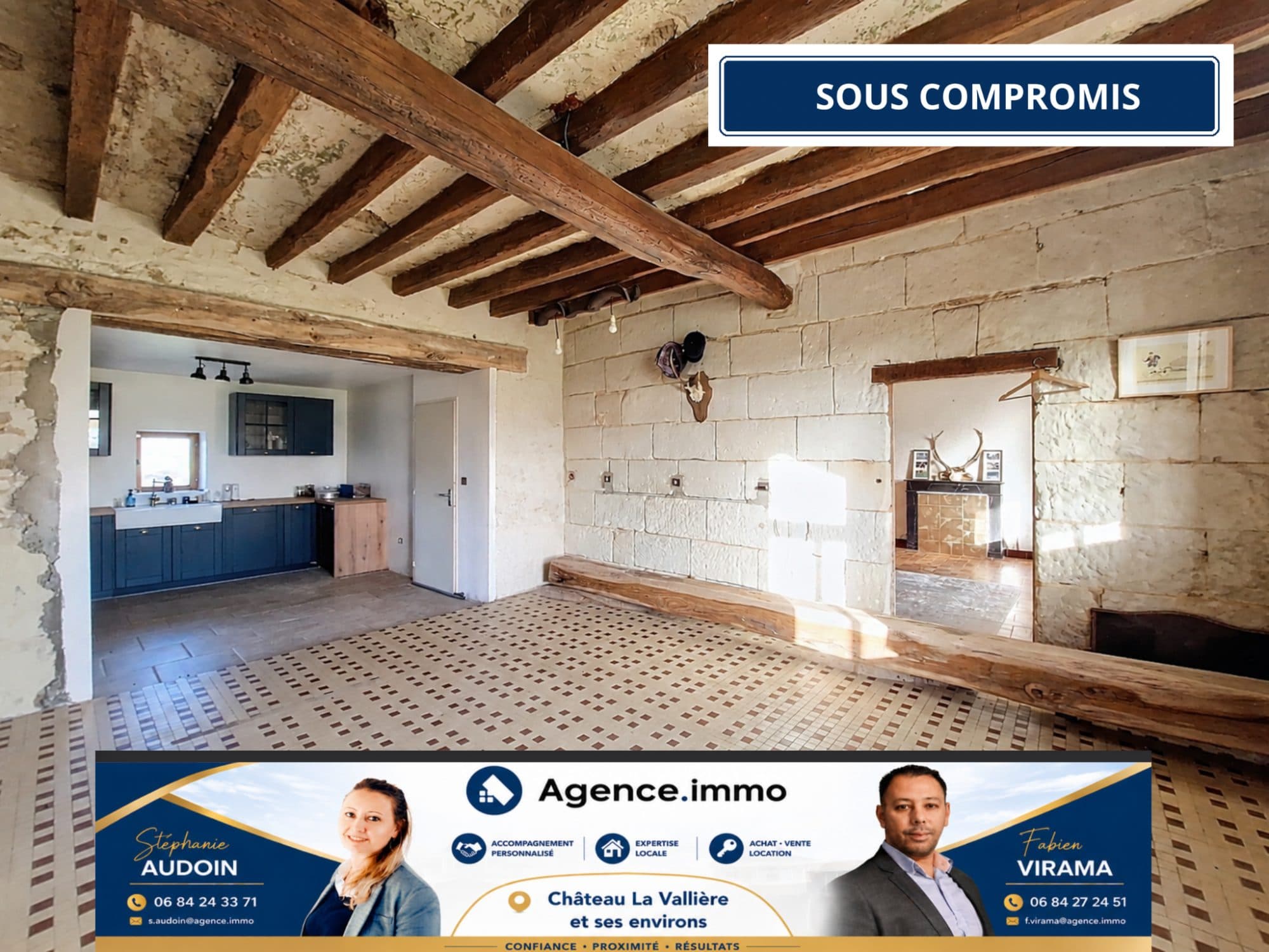 LONGERE ET GRANGE SUR PARCELLE DE 10268 M²