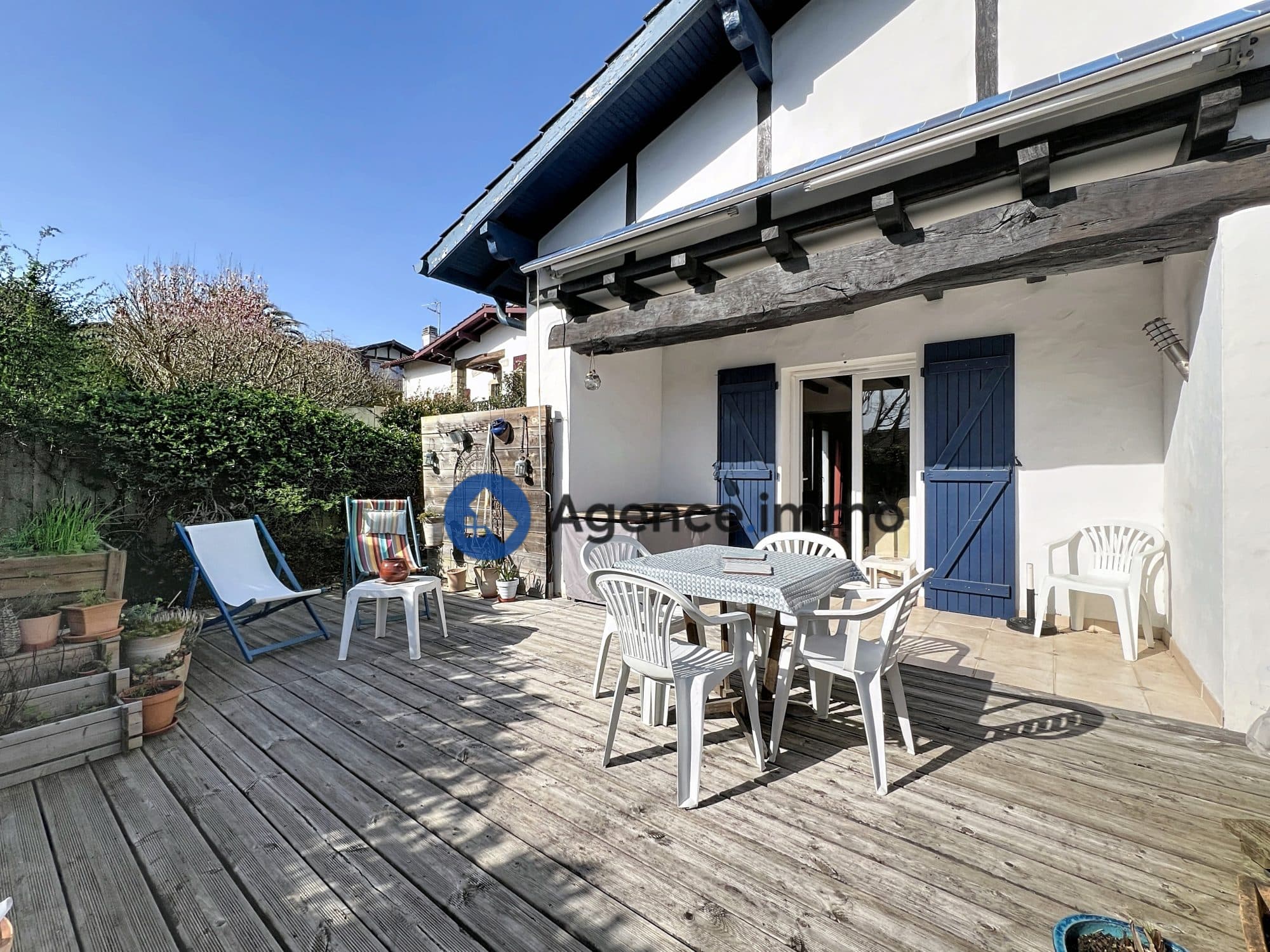 Maison style Basque de Charme avec Vue Montagne-Urrugne-Bourg