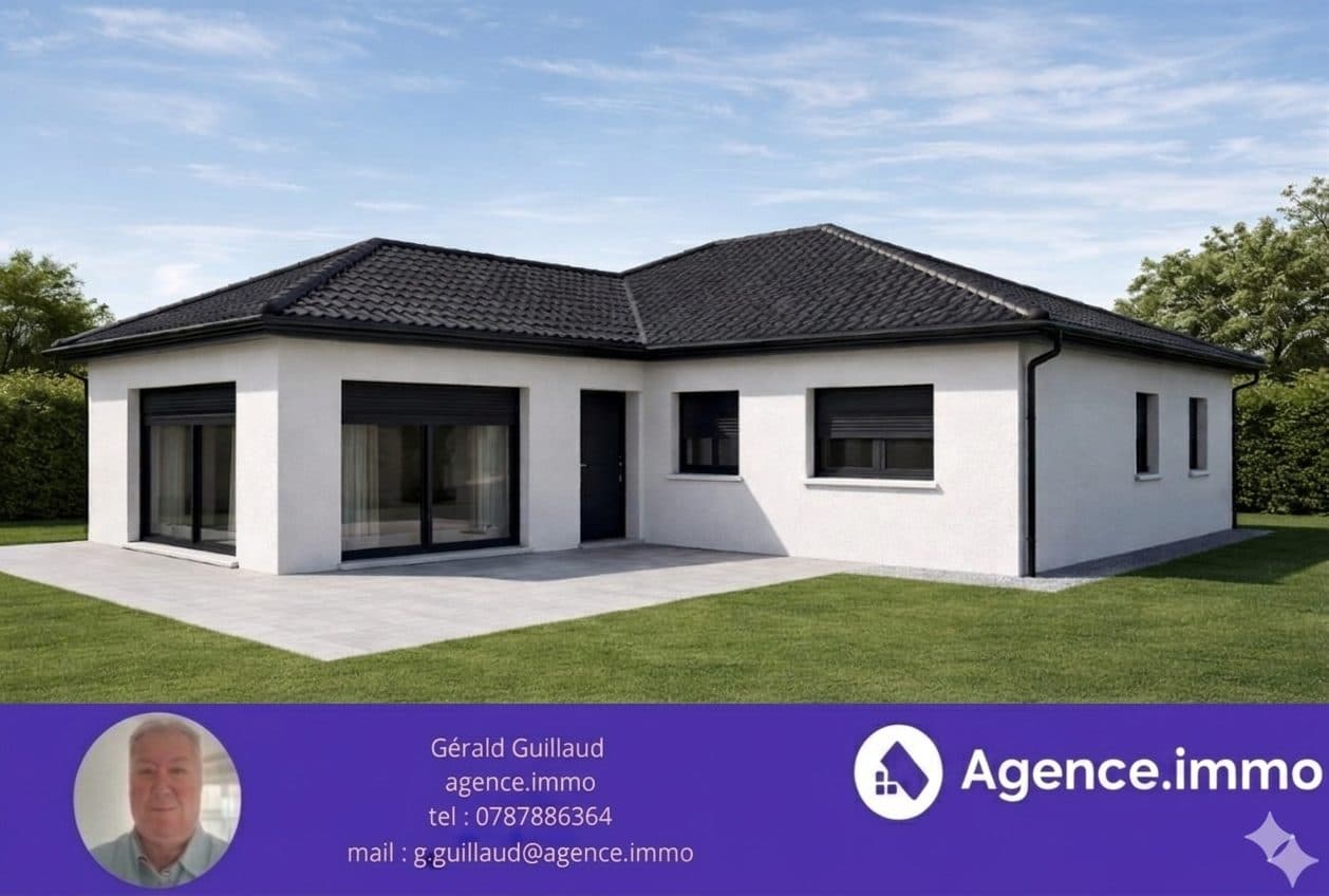 38630 Les Avenières, à vendre une maison à construire sur 590m2 de terrain
