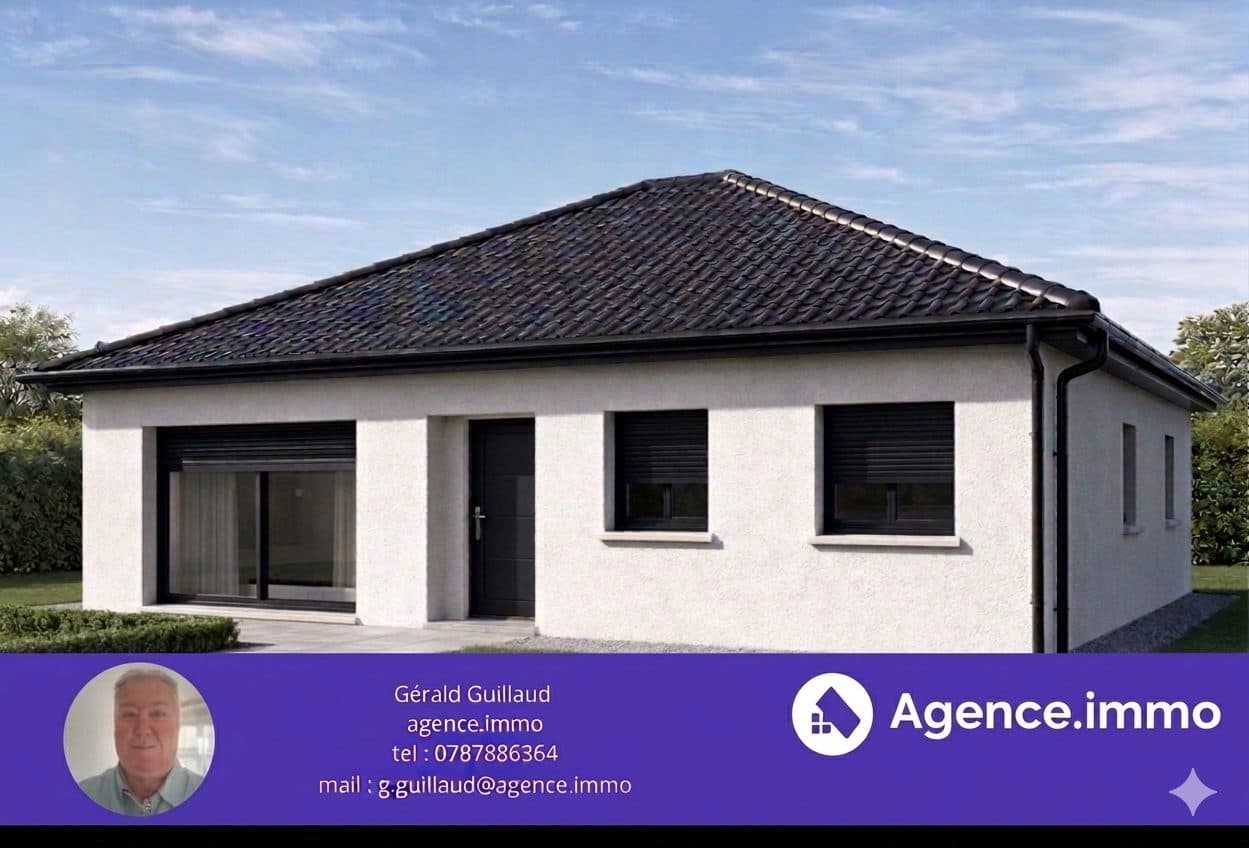 01300 Peyrieu, à vendre une maison de 75m2 à construire
