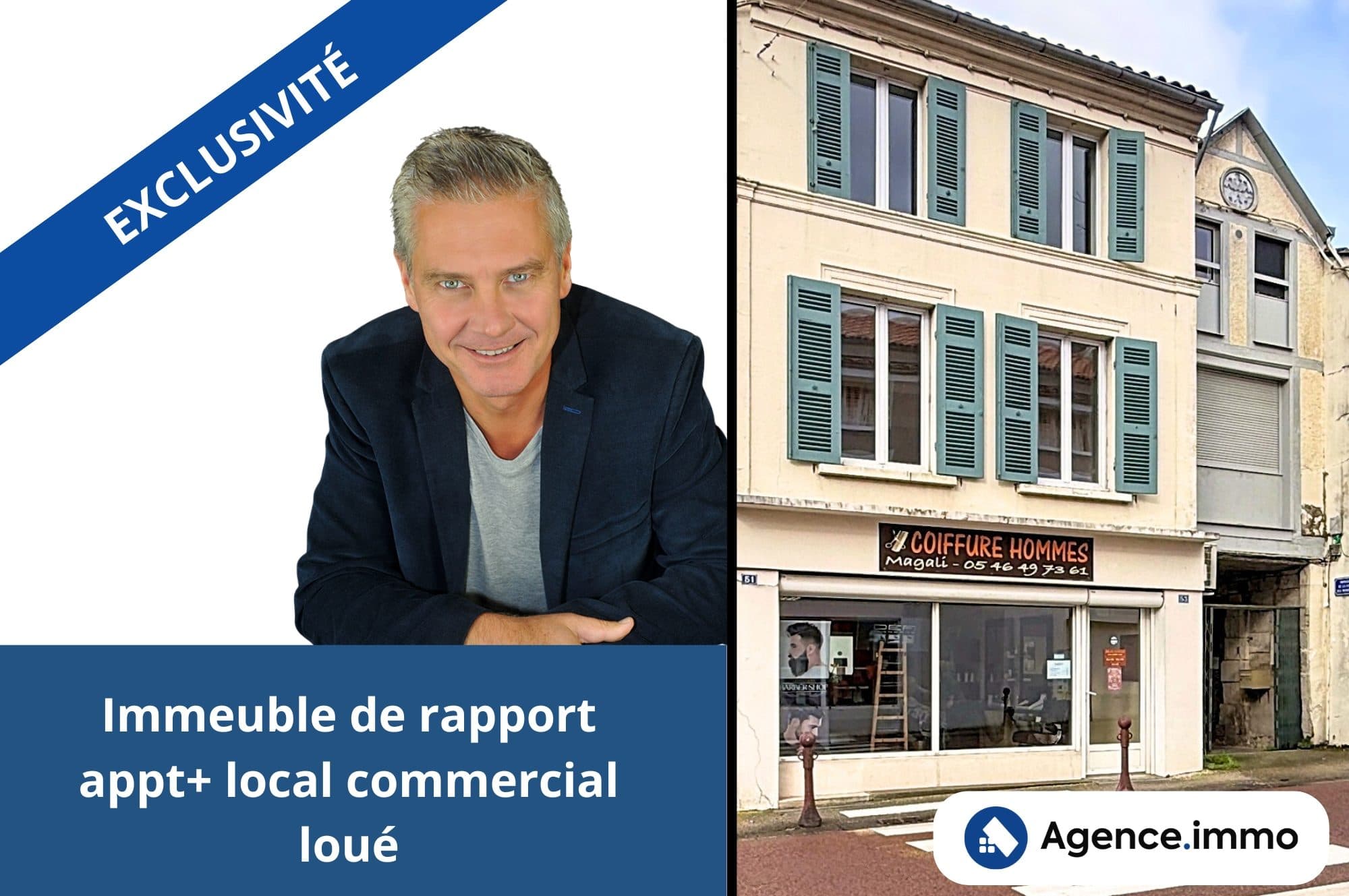 Immeuble de rapport appt+ local commercial loué — photo 3