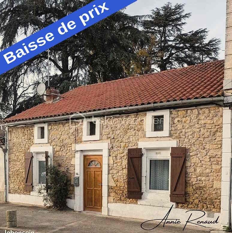 Maison en pierre de plain pied