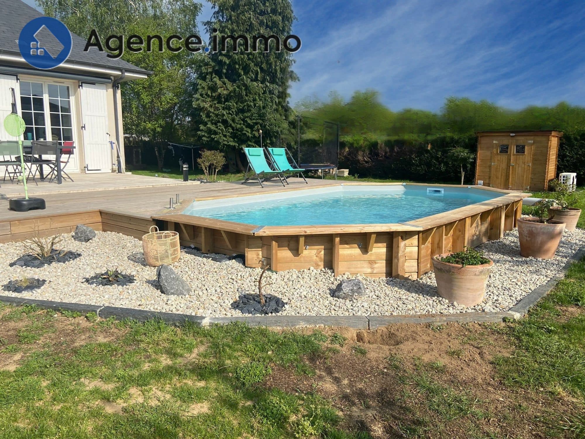 Maison design 5 chambres / jardin et piscine chauffée
