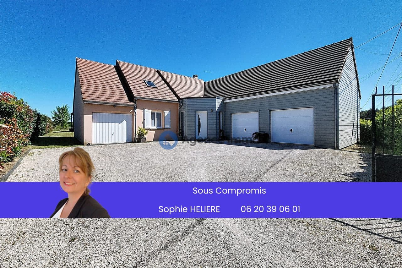 Maison familiale 130 m² – 4 chambres – Terrain 1960 m²