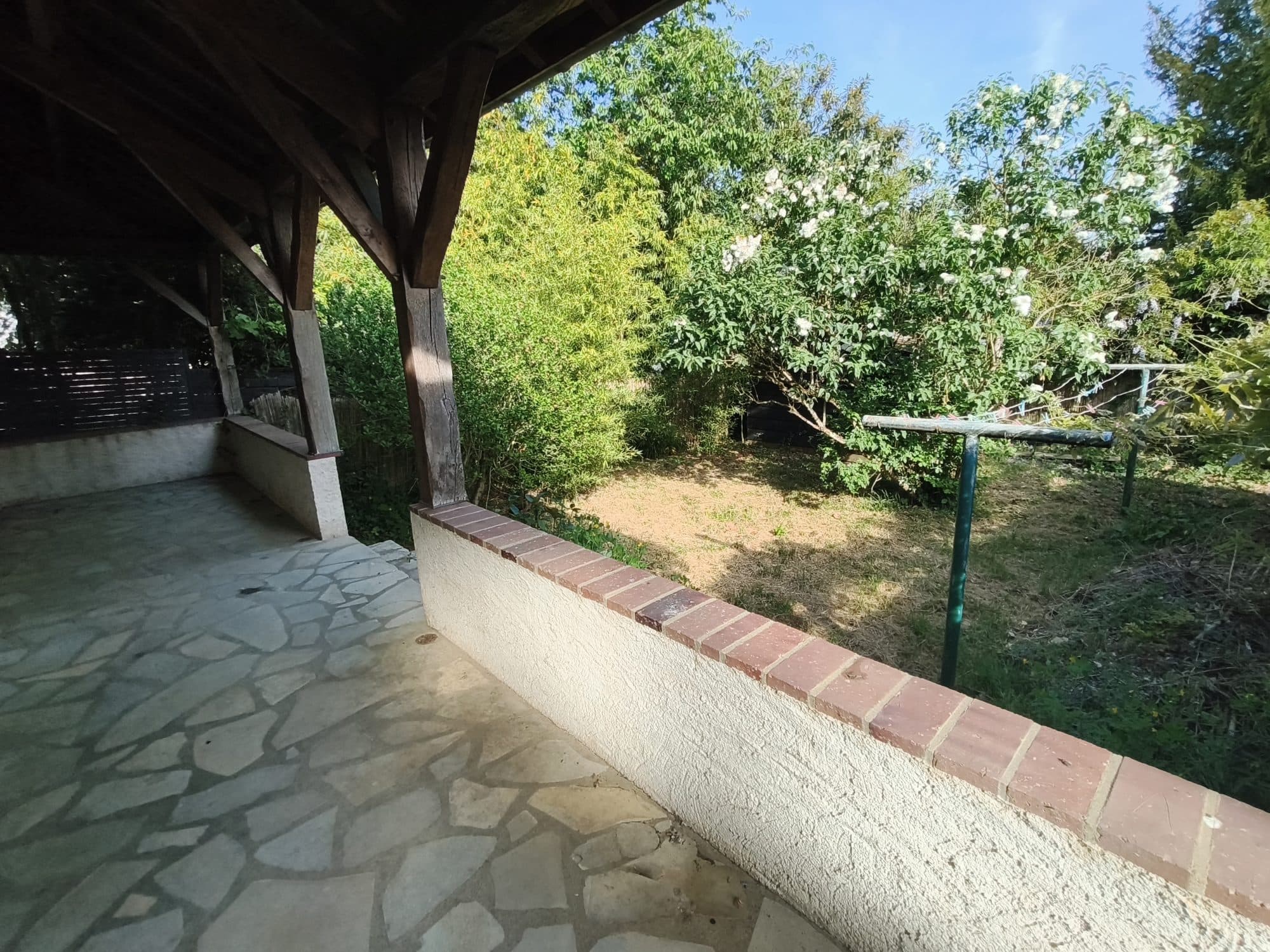 maison trois chambres et jardin