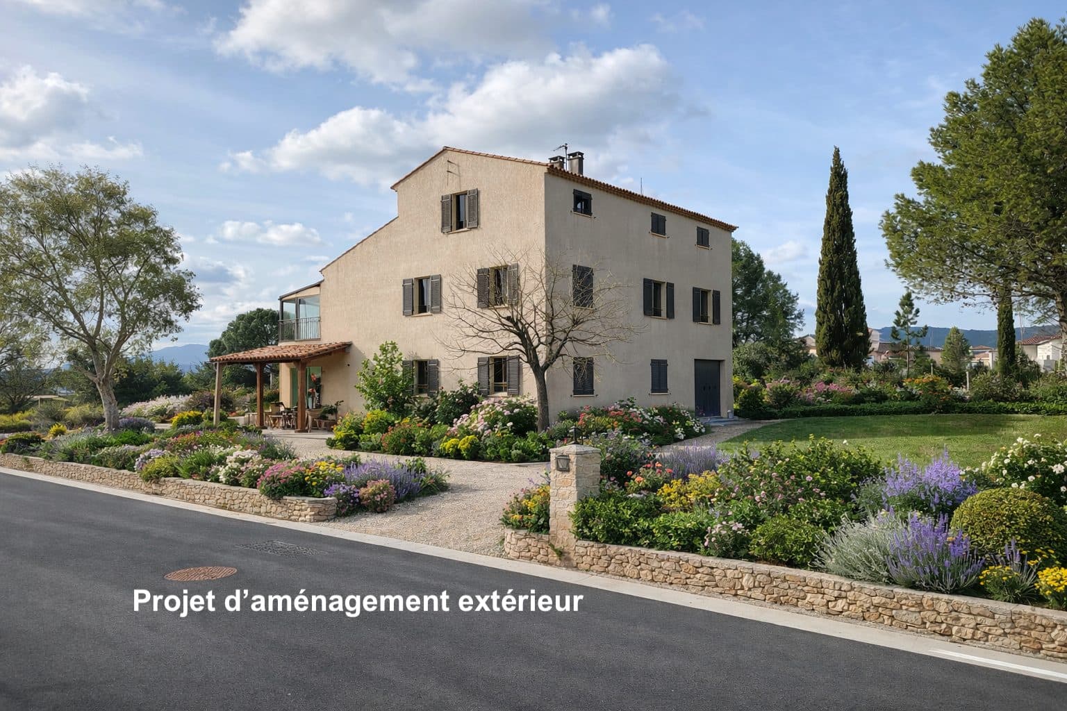 Grande maison avec garage