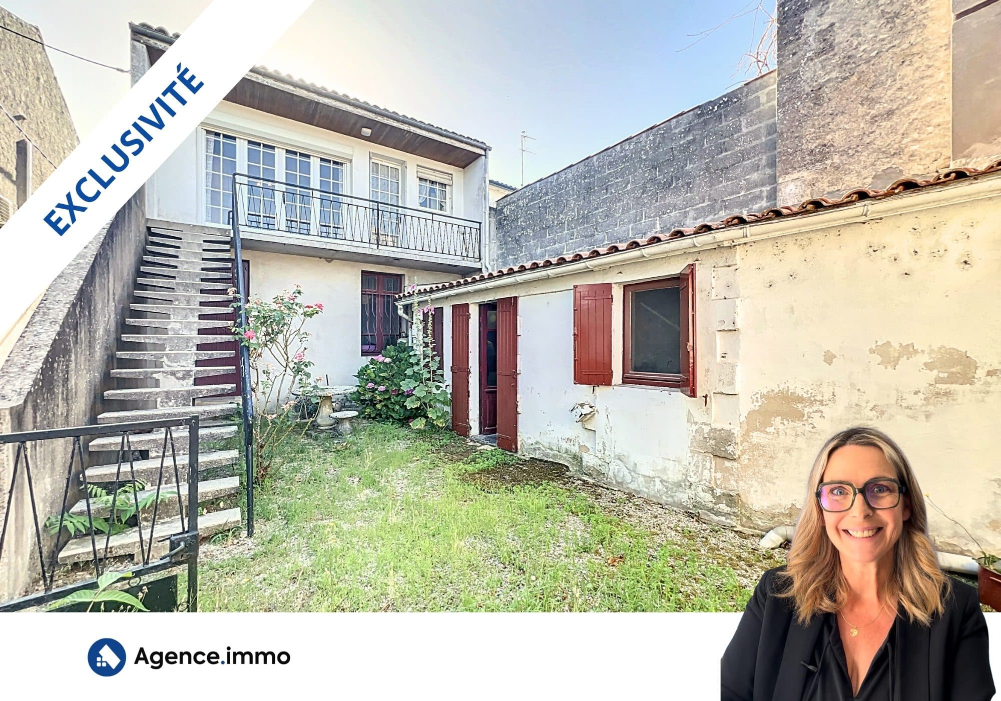 Maison duplex avec un local pro loué et garages — photo 2