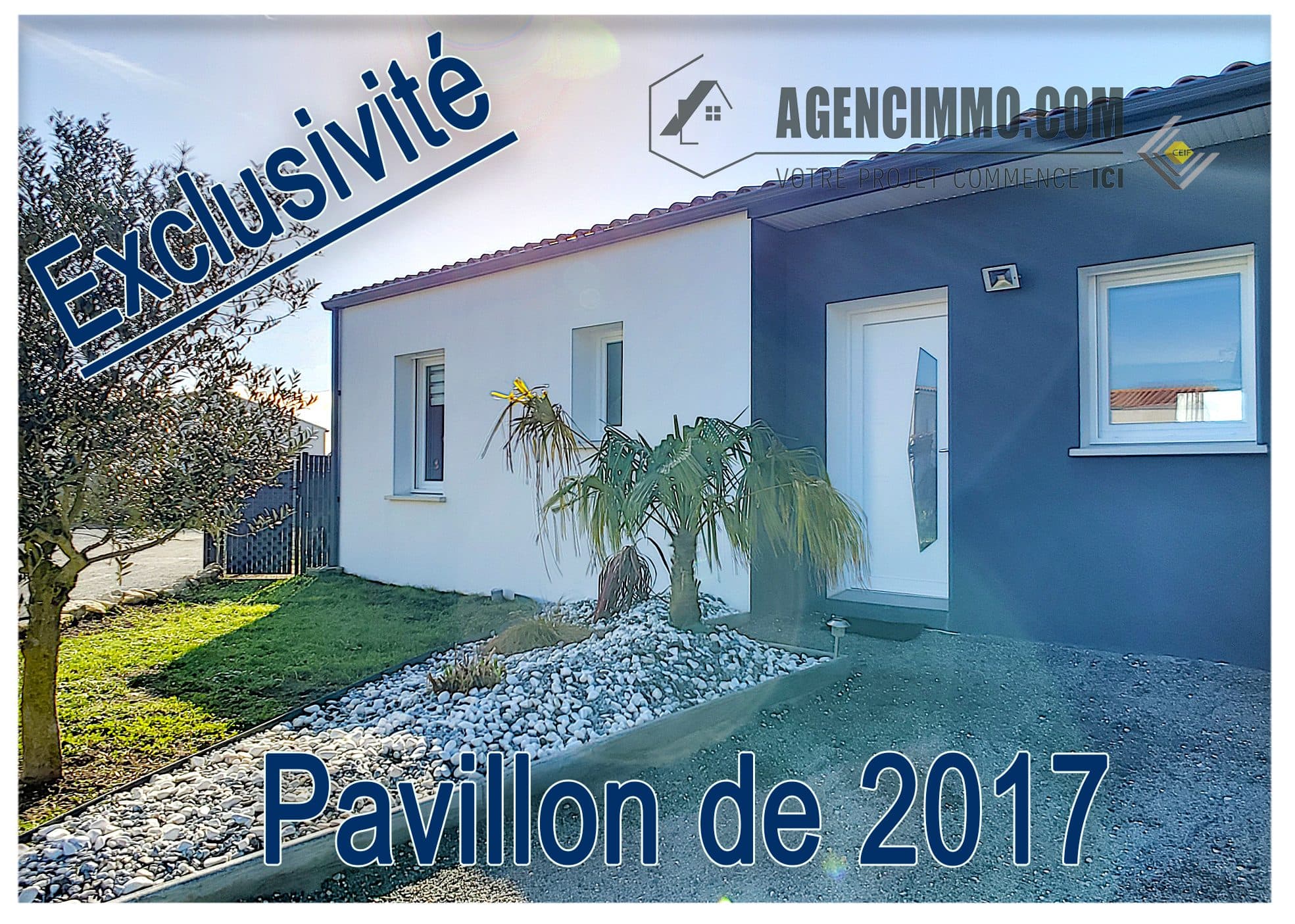 Pavillon 3 chambres + garage avec jardin clos — photo 2