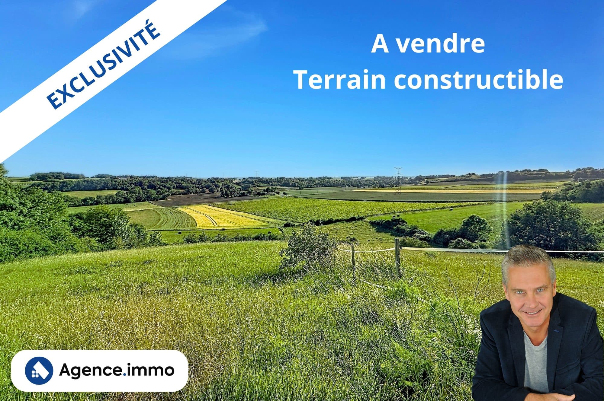 Terrain à bâtir avec belle vue